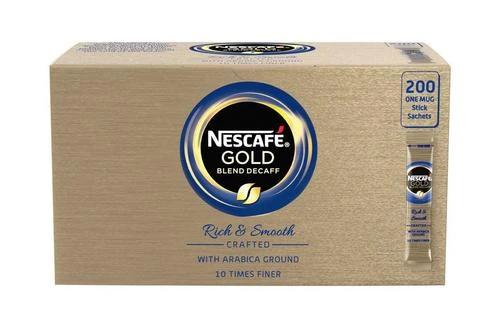 Nescafé Gold Blend Decaffeinated Instant Coffee Sachets 1.8g Pack Size: 200 X 1.8g 4 Nescafé Gold Blend Decaffeinated Instant Coffee Sachets 1.8g Pack Size: 200 X 1.8g - Image 2