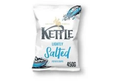 KETTLE® Chips Lightly Salted 450g Pack Size: 6 X 450g
