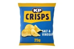 KP Salt & Vinegar Crisps 25g Pack Size: 1 X 48