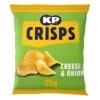 KP Cheese & Onion Crisps 25g Pack Size: 1 X 48 -Snack Store 10316 1