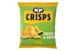 KP Cheese & Onion Crisps 25g Pack Size: 1 X 48