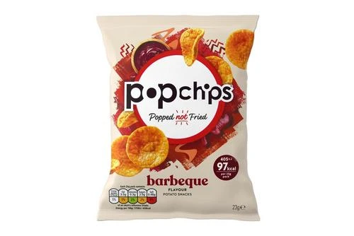 Popchips Barbeque Crisps 23g Pack Size: 1 X 24 4 Popchips Barbeque Crisps 23g Pack Size: 1 X 24 - Image 2