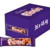 Cadbury Picnic Chocolate Bar 48.4g Pack Size: 36 X 48.4g -Snack Store 104698 1
