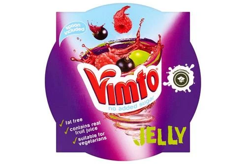 Vimto No Added Sugar Jelly 125g Pack Size: 18 X 125g 3 Vimto No Added Sugar Jelly 125g Pack Size: 18 X 125g