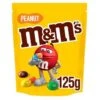 M&M's Peanut Chocolate Pouch Bag 125g Pack Size: 12 X 125g
