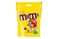 M&M's Peanut Chocolate Pouch Bag 125g Pack Size: 12 X 125g -Snack Store 106987 2