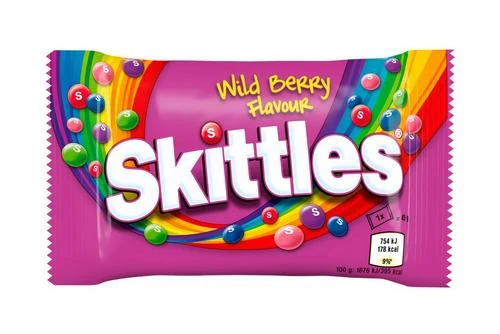 Skittles Wild Berry Sweets Bag 45g Pack Size: 36 X 45g 4 Skittles Wild Berry Sweets Bag 45g Pack Size: 36 X 45g - Image 2