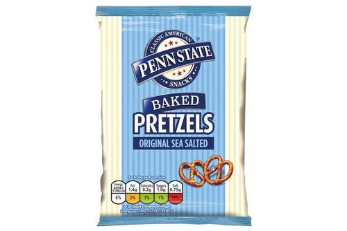 Penn State Sea Salted Pretzels 30g Pack Size: 33 X 30g 4 Penn State Sea Salted Pretzels 30g Pack Size: 33 X 30g - Image 2
