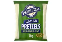 Penn State Sour Cream & Chive Pretzels 30g Pack Size: 33 X 30g