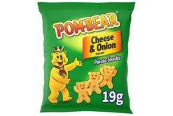 Pom Bear Cheese & Onion Crisps 19g Pack Size: 36x19g