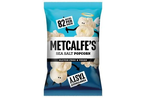 Metcalfe's Popcorn Sea Salt Pack Size: 24 X 17g 4 Metcalfe's Popcorn Sea Salt Pack Size: 24 X 17g - Image 2