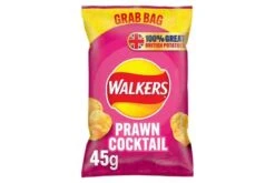 New Arrival 14 Walkers Prawn Cocktail Crisps 45g Pack Size: 32 X 45g
