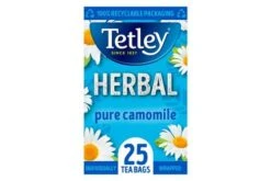 Tetley Camomile String Tag Tea Bag Pack Size: 6 X 25