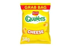 Walkers Quavers Cheese Snack Crisps 34g Pack Size: 30 X 34g