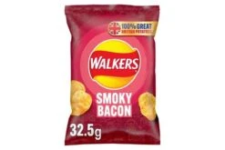 Walkers Smoky Bacon Crisps 32.5g Pack Size: 32 X 32.5g