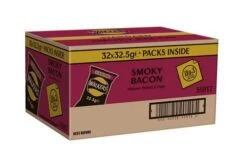 Walkers Smoky Bacon Crisps 32.5g Pack Size: 32 X 32.5g -Snack Store 114756 5