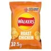 Walkers Roast Chicken Crisps 32.5g Pack Size: 32 X 32.5g -Snack Store 114757 1