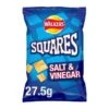Walkers Squares Salt & Vinegar Snack Crisps 27.5g Pack Size: 32 X 27.5g 2 Walkers Squares Salt & Vinegar Snack Crisps 27.5g Pack Size: 32 X 27.5g -Snack Store 114761 1