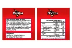 Doritos Chilli Heatwave Tortilla Chips Crisps 40g Pack Size: 32 X 40g -Snack Store 114768 4