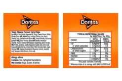 Doritos Tangy Cheese Tortilla Chips Crisps 40g Pack Size: 32 X 40g -Snack Store 114770 4