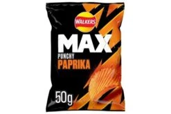 Walkers Max Punchy Paprika Crisps 50g Pack Size: 24 X 50g