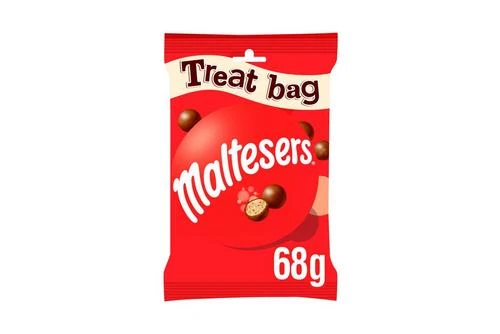 Maltesers Fairtrade Treat Bag 68g Pack Size: 24 X 68g 3 Maltesers Fairtrade Treat Bag 68g Pack Size: 24 X 68g