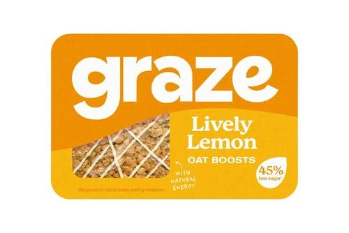 Graze Flapjack Lively Lemon 53g Pack Size: 9 X 53g 4 Graze Flapjack Lively Lemon 53g Pack Size: 9 X 53g - Image 2