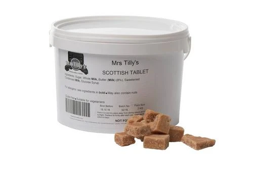 Mrs Tilly's Scottish Tablet 2kg (Scotland Only) Pack Size: 1 X 2kg 3 Mrs Tilly's Scottish Tablet 2kg (Scotland Only) Pack Size: 1 X 2kg
