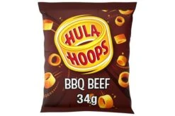 Hula Hoops BBQ Beef Flavour Pack Size: 32 X 34g