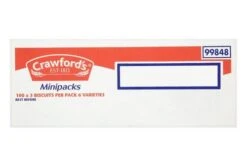 Crawford's Assorted Minipack Biscuits 6 Varieties Pack Size: 100 X 3pk -Snack Store 118256 3