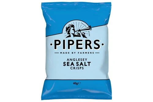Pipers Anglesey Sea Salt Crisps 40g Pack Size: 24 X 40g 4 Pipers Anglesey Sea Salt Crisps 40g Pack Size: 24 X 40g - Image 2
