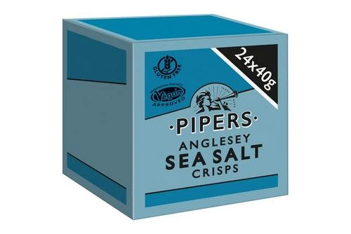 Pipers Anglesey Sea Salt Crisps 40g Pack Size: 24 X 40g 7 Pipers Anglesey Sea Salt Crisps 40g Pack Size: 24 X 40g - Image 5