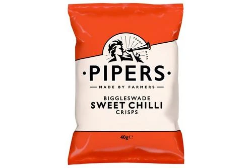Pipers Biggleswade Sweet Chilli Crisps 40g Pack Size: 24 X 40g 4 Pipers Biggleswade Sweet Chilli Crisps 40g Pack Size: 24 X 40g - Image 2