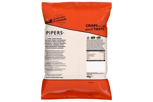 Pipers Biggleswade Sweet Chilli Crisps 40g Pack Size: 24 X 40g 5 Pipers Biggleswade Sweet Chilli Crisps 40g Pack Size: 24 X 40g - Image 3