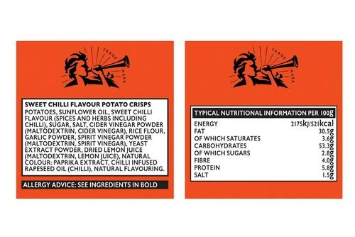 Pipers Biggleswade Sweet Chilli Crisps 40g Pack Size: 24 X 40g 6 Pipers Biggleswade Sweet Chilli Crisps 40g Pack Size: 24 X 40g - Image 4