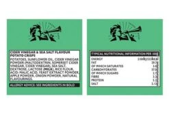 Pipers Burrow Hill Cider Vinegar & Sea Salt Crisps 40g Pack Size: 24 X 40g 10 Pipers Burrow Hill Cider Vinegar & Sea Salt Crisps 40g Pack Size: 24 X 40g -Snack Store 118846 4