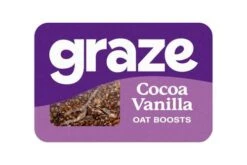 Graze Cocoa & Vanilla Protein Flapjack Pack Size: 9 X 53g