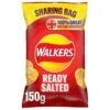 Walkers Ready Salted Sharing Crisps 150g Pack Size: 6 X 150g 2 Walkers Ready Salted Sharing Crisps 150g Pack Size: 6 X 150g -Snack Store 120728 1