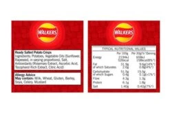 Walkers Ready Salted Sharing Crisps 150g Pack Size: 6 X 150g -Snack Store 120728 4