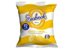 Seabrook Crinkle Crisps Cheese & Onion Flavour Cut 18g Gluten Free Pack Size: 50 X 18g