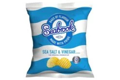 Seabrook Crinkle Crisps Sea Salt And Vinegar Flavour 18g Gluten Free Pack Size: 50 X 18g