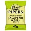 Pipers Upton Cheyney Jalapeño & Dill Crisps 40g Pack Size: 24 X 40g