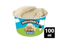 Ben & Jerry's Vanilla Ice Cream 100ml Pack Size: 12 X 100ml