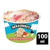 Ben & Jerry's Strawberry Cheesecake Ice Cream 100ml Pack Size: 12 X 100ml -Snack Store 124676 1