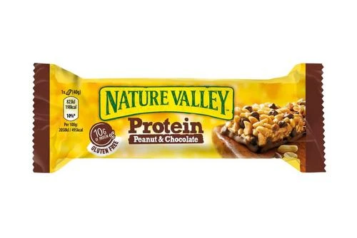 Nature Valley Protein Peanut & Chocolate 40g Pack Size: 12 X 40g 3 Nature Valley Protein Peanut & Chocolate 40g Pack Size: 12 X 40g