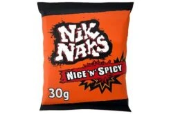 Nik Naks Nice 'N' Spicy Crisps 30g Pack Size: 28 X 30g
