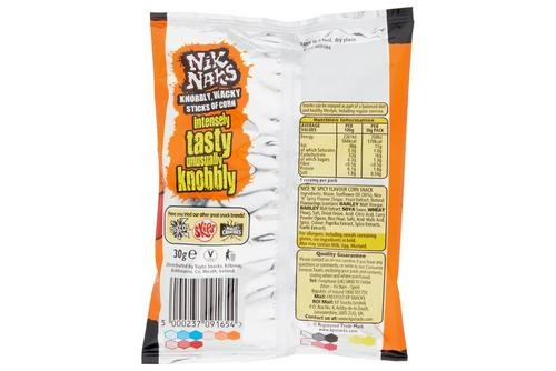 Nik Naks Nice 'N' Spicy Crisps 30g Pack Size: 28 X 30g 5 Nik Naks Nice 'N' Spicy Crisps 30g Pack Size: 28 X 30g - Image 3
