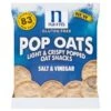 Nairn's Gluten Free Pop Oats Salt & Vinegar 20g Pack Size: 14 X 20g -Snack Store 128006 1