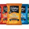 The Snaffling Pig Co. Pork Crackling Mixed Case 45g Pack Size: 50 X 45g -Snack Store 128925 1