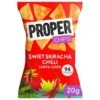 Properchips Sweet Sriracha & Chilli Lentil Chips 20g Pack Size: 24 X 20g -Snack Store 128926 1